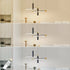 Javeriah 4 - Light Dimmable Kitchen Island Linear LED Pendant No Bulb - Black Gold - 12V Hanging Light