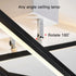 Sleek Modern Ceiling Lights for Living Room with Ambient LED Glow - 12V Hanging Light
