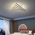 Sleek Modern Ceiling Lights for Living Room with Ambient LED Glow - 6Heads 50CM gold / White light - 12V Hanging Light