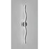 Sleek Wall Lamp with Modern Light for Bedroom & Cozy Ambience - Black / 120x12x5cm / White light - Wall Mount Fixture