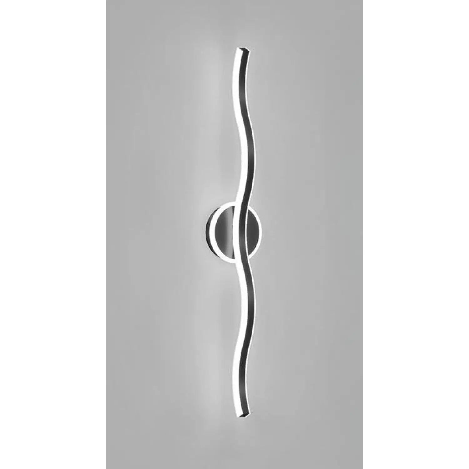 Sleek Wall Lamp with Modern Light for Bedroom & Cozy Ambience - Black / 120x12x5cm / White light - Wall Mount Fixture