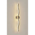 Sleek Wall Lamp with Modern Light for Bedroom & Cozy Ambience - Black / 120x12x5cm / Three color light - Wall Mount