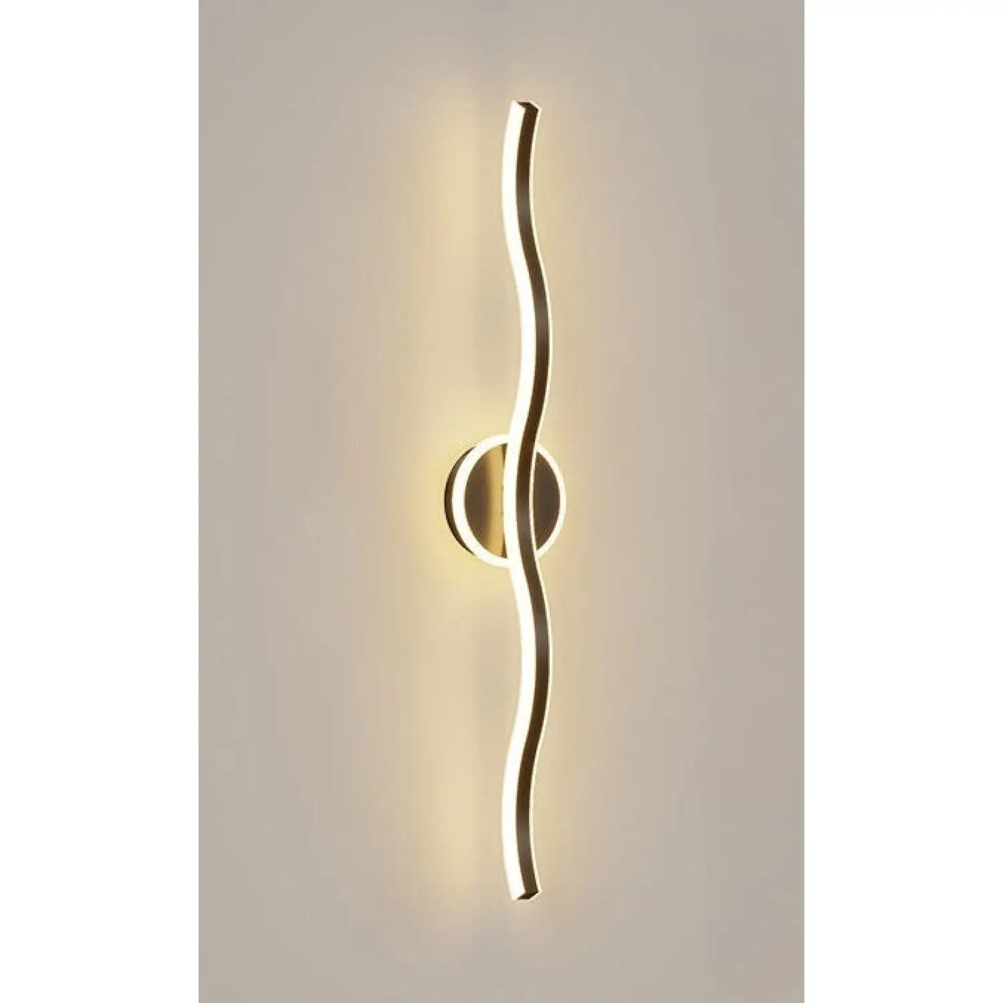 Sleek Wall Lamp with Modern Light for Bedroom & Cozy Ambience - Black / 120x12x5cm / Three color light - Wall Mount