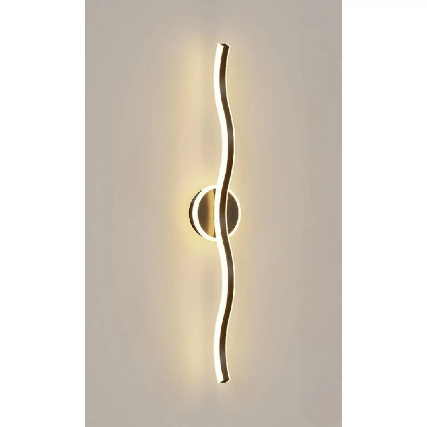 Sleek Wall Lamp with Modern Light for Bedroom & Cozy Ambience - Black / 120x12x5cm / Three color light - Wall Mount