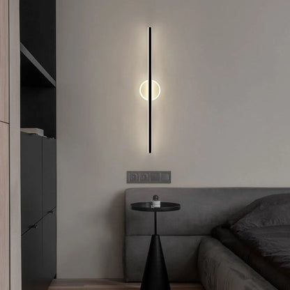 Sleek Wall Lamp with Modern Light for Bedroom & Cozy Ambience - Wall Mount Fixture