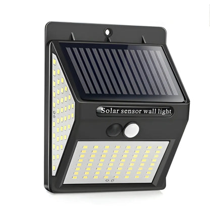 Smart & Energy-Efficient LED Solar Motion Detection Light - 144LED / Black / 1pcs - 12V Hanging Light
