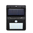 Smart & Energy-Efficient LED Solar Motion Detection Light - 30LED WT light / BK / 3 mode - 12V Hanging Light