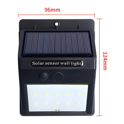 Smart & Energy-Efficient LED Solar Motion Detection Light - 30LED WT light / BK / 3 mode - 12V Hanging Light