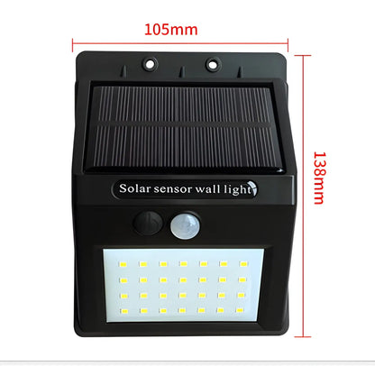 Smart & Energy-Efficient LED Solar Motion Detection Light - Warm light / Black / 3 mode 28 - 12V Hanging Light