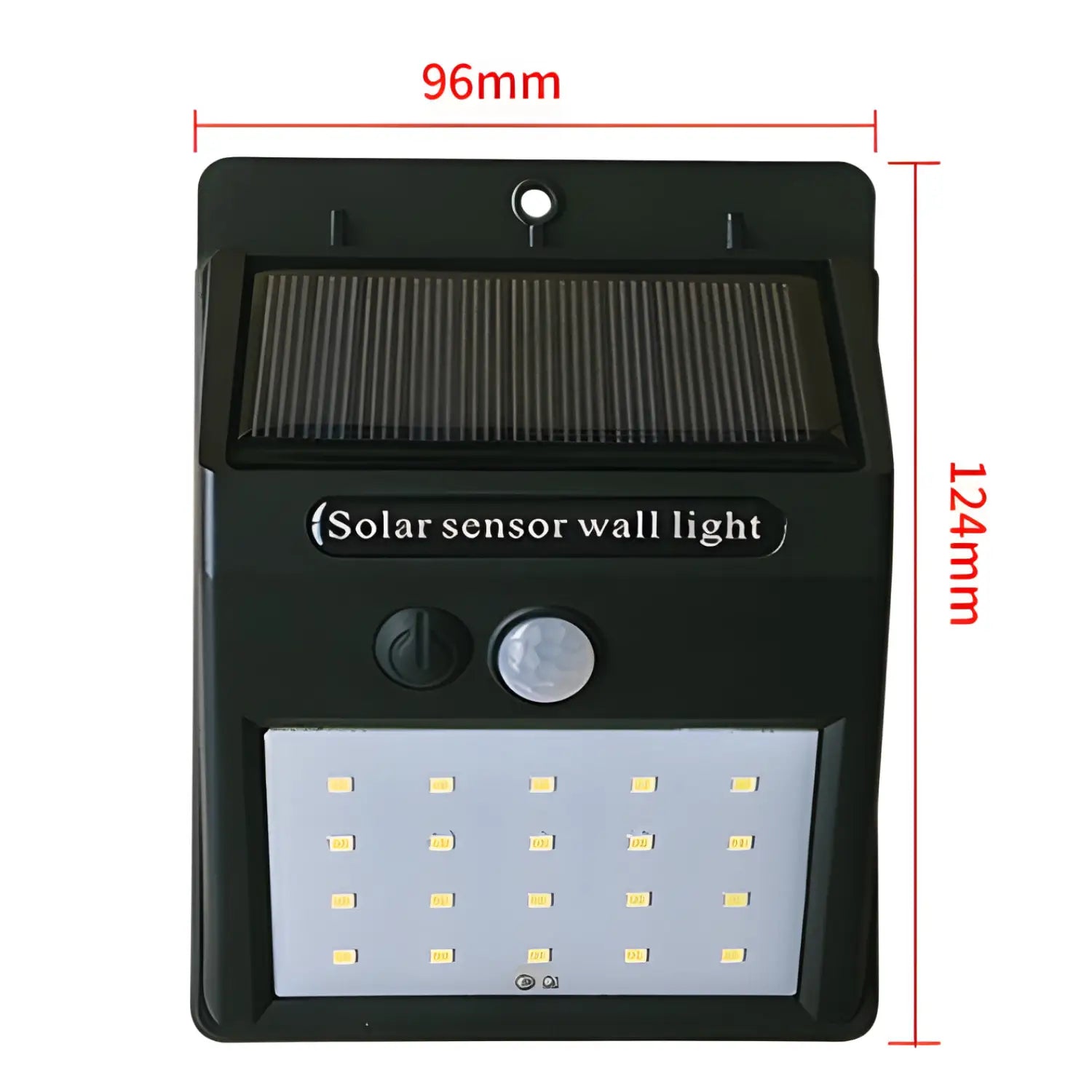 Smart & Energy-Efficient LED Solar Motion Detection Light - White light / BK / 2 moden 20 - 12V Hanging Light