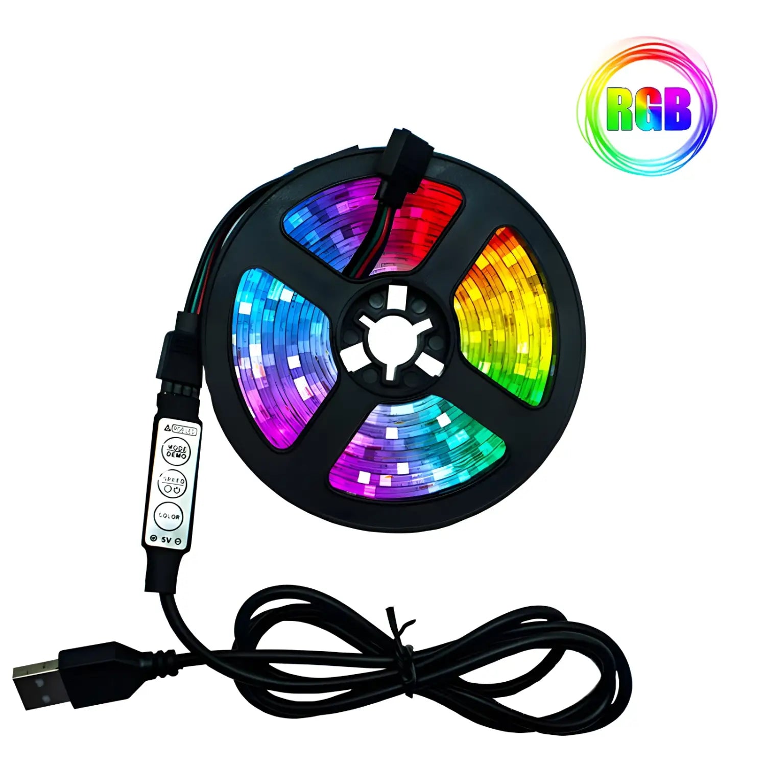 Smart LED Lights Bluetooth RGB Strip with Remote Control - Light Fixture