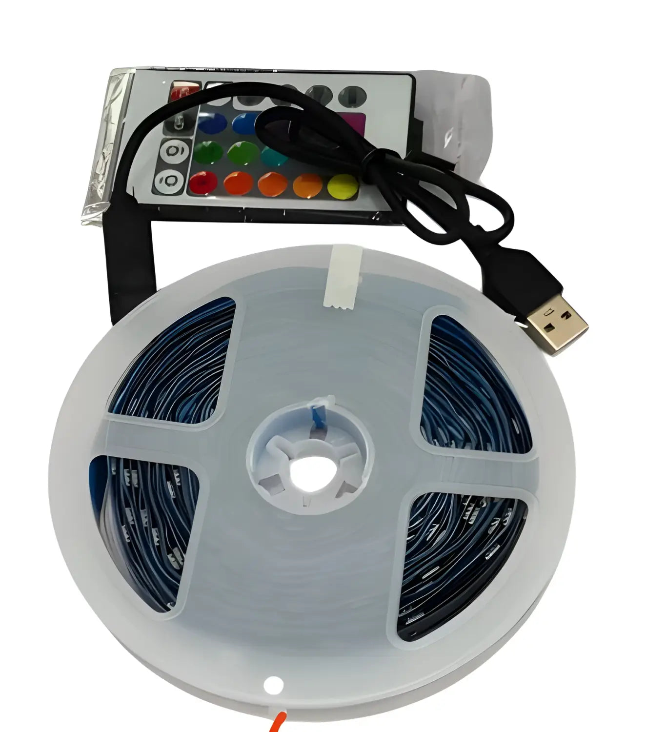 Smart LED Lights Bluetooth RGB Strip with Remote Control - Style B / 10M - Light Fixture