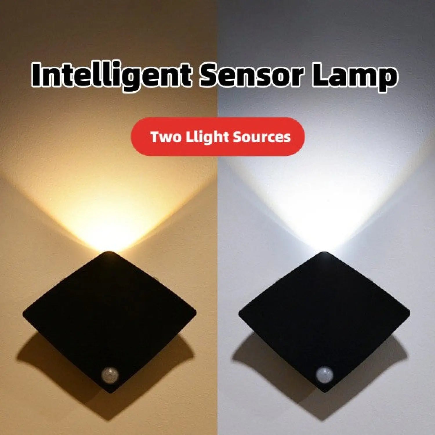 Smart Motion Sensor Night Lamp Light – Rechargeable LED Lamp with Auto-Sensing Technology - Wall Lights
