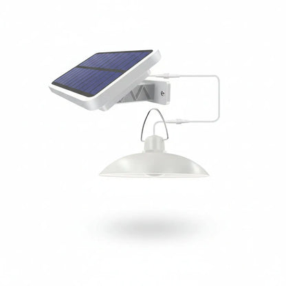 Solar Chandelier – 16 LED Waterproof Hanging Light with 2200mAh Battery - Cold / White - Solar Light