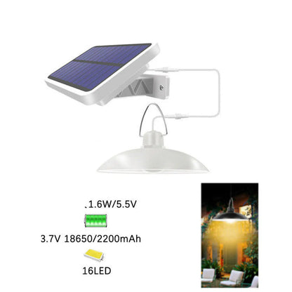 Solar Chandelier – 16 LED Waterproof Hanging Light with 2200mAh Battery - Solar Light