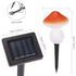 Solar Garden Decor Lights – Waterproof LED Mushroom Pathway Lamps - Solar Light