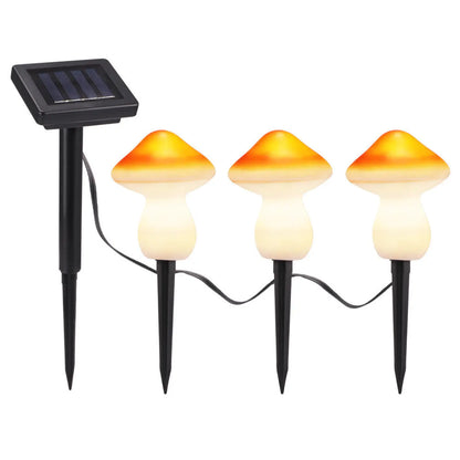 Solar Garden Decor Lights – Waterproof LED Mushroom Pathway Lamps - Solar Light