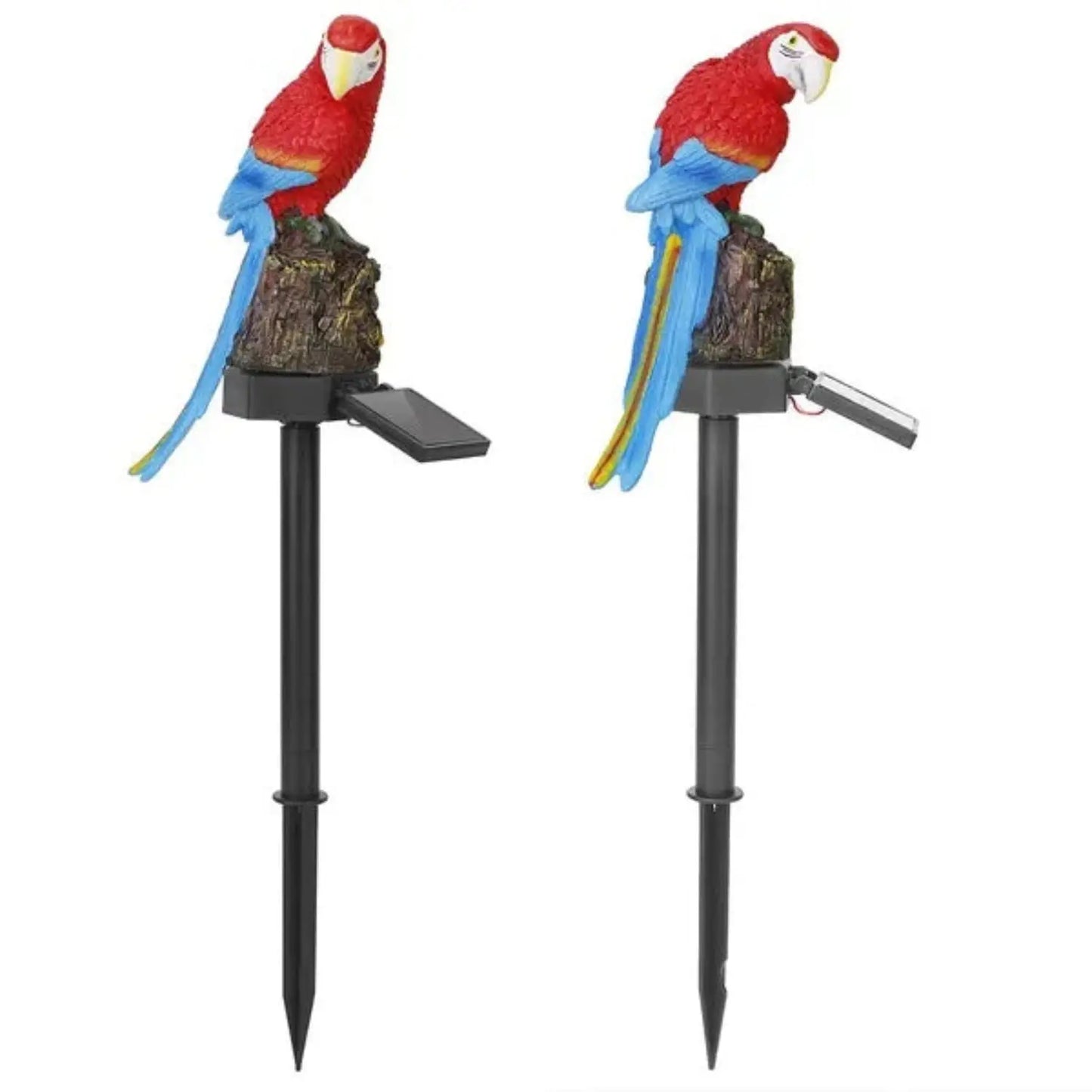 Solar Garden Light Outdoor – IP65 Waterproof Parrot Decor with Auto On/Off - Red Parrot - Solar Light