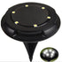 Solar Ground Lights with Bright LEDs for Garden and Pathways - 12V Hanging Light