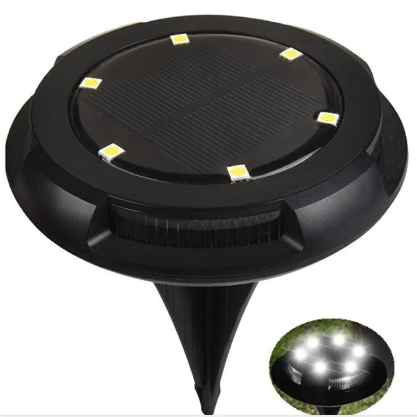 Solar Ground Lights with Bright LEDs for Garden and Pathways - 12V Hanging Light