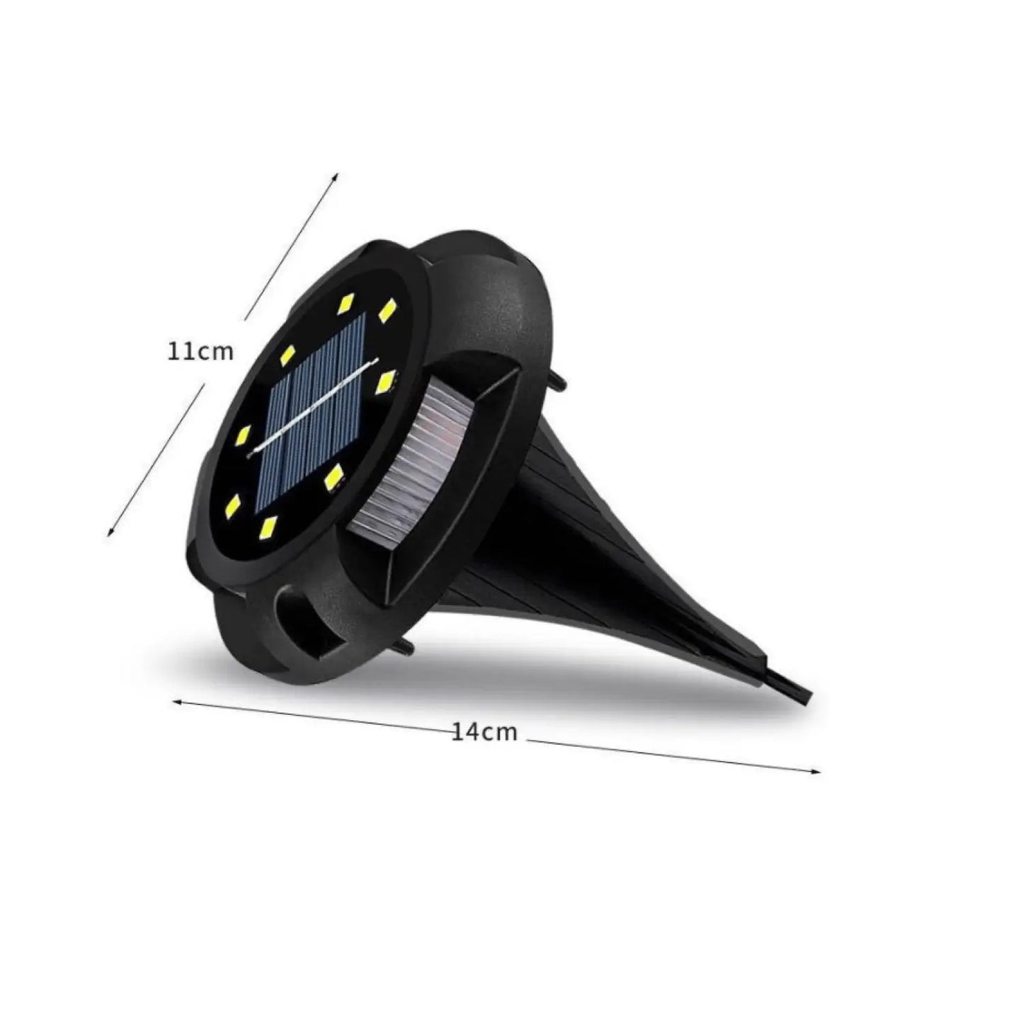 Solar Ground Lights with Bright LEDs for Garden and Pathways - 12V Hanging Light