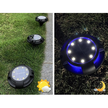 Solar Ground Lights with Bright LEDs for Garden and Pathways - 12V Hanging Light