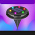 Solar Ground Lights with Bright LEDs for Garden and Pathways - Color light - 12V Hanging Light