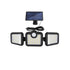 Solar Lamp Outdoor Flood Light with Motion Sensor 3 Heads IP65 Waterproof - F - Solar Light