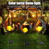 Solar LED Lamps with Waterproof & Flame Effect for Outdoor Garden Lighting - 12V Hanging Light