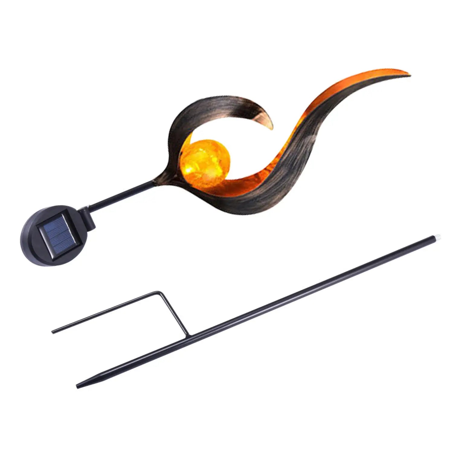 Solar LED Lamps with Waterproof & Flame Effect for Outdoor Garden Lighting - 12V Hanging Light