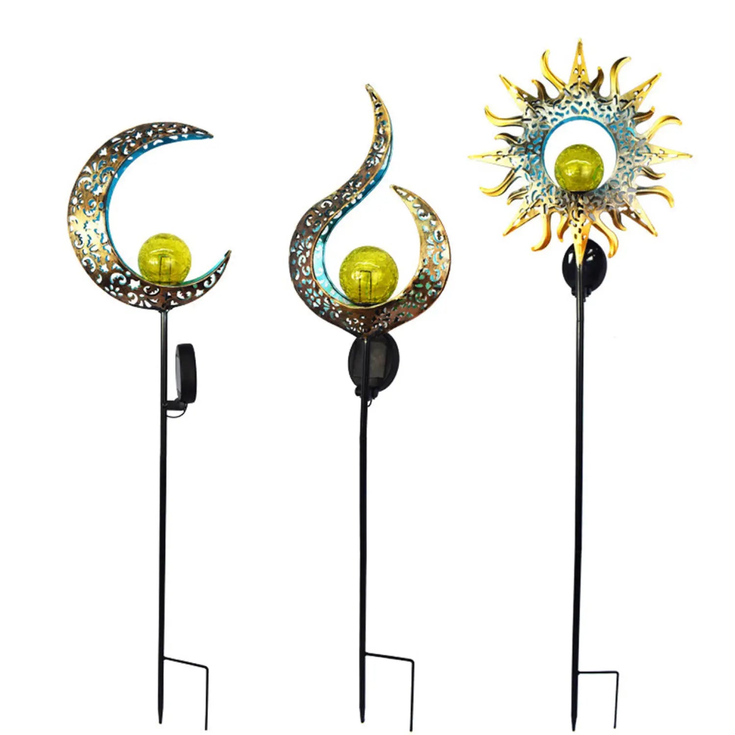 Solar LED Lamps with Waterproof & Flame Effect for Outdoor Garden Lighting - 12V Hanging Light