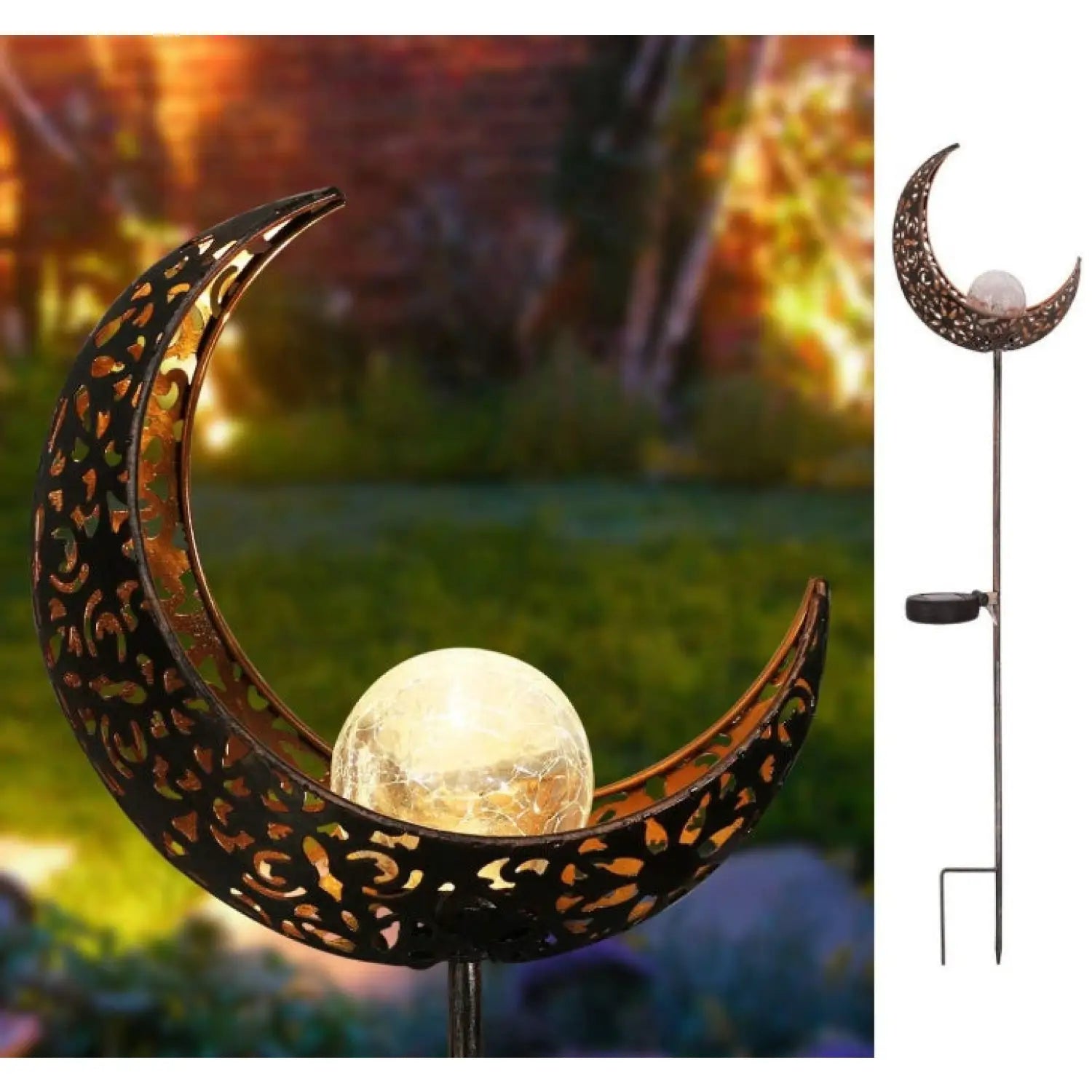 Solar LED Lamps with Waterproof & Flame Effect for Outdoor Garden Lighting - 12V Hanging Light