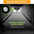 Solar Light for Shed – Dual Pack LED Lights for Outdoor - Two Pack - Solar Light