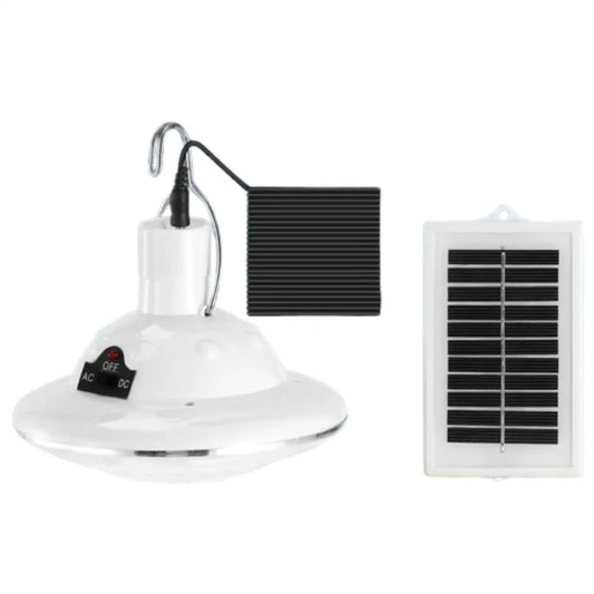 Solar Light Lantern Outdoor LED Hanging Lamp for Camping & Emergency - White - Solar Light