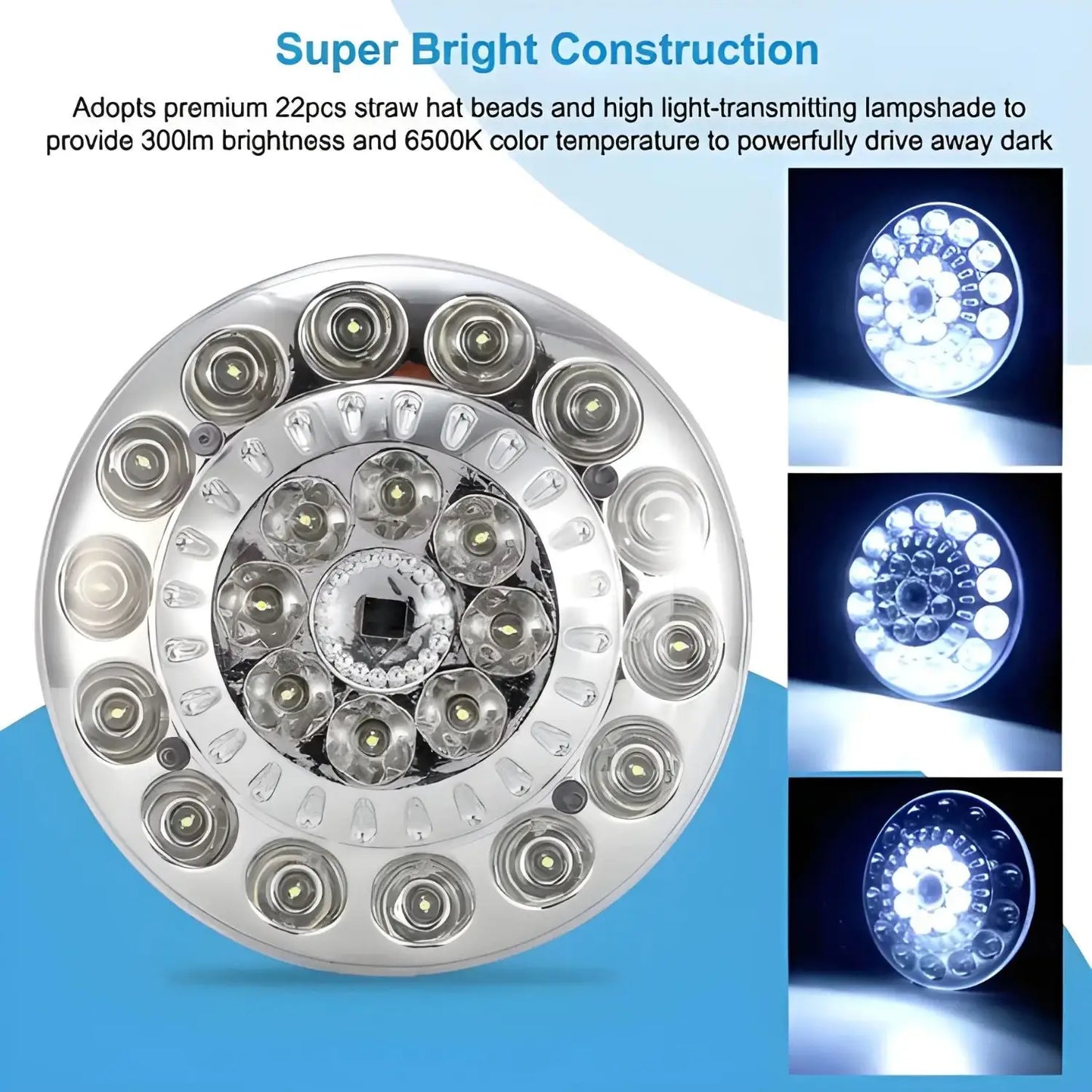 Solar Light Lantern Outdoor LED Hanging Lamp for Camping & Emergency