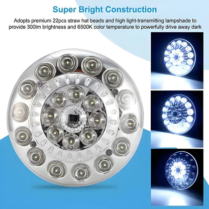 Solar Light Lantern Outdoor LED Hanging Lamp for Camping & Emergency