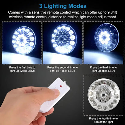 Solar Light Lantern Outdoor LED Hanging Lamp for Camping & Emergency