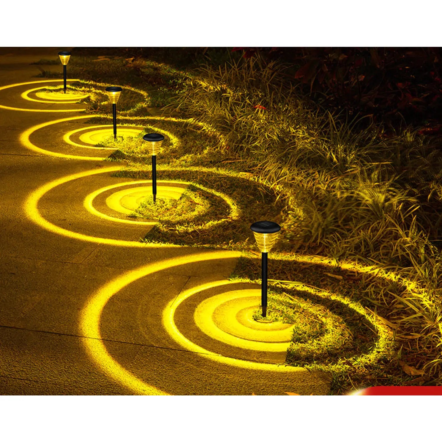 Solar Lights for Yard with Waterproof – Ideal for Pathway Illumination - Solar SciFi Lights - Solar Light