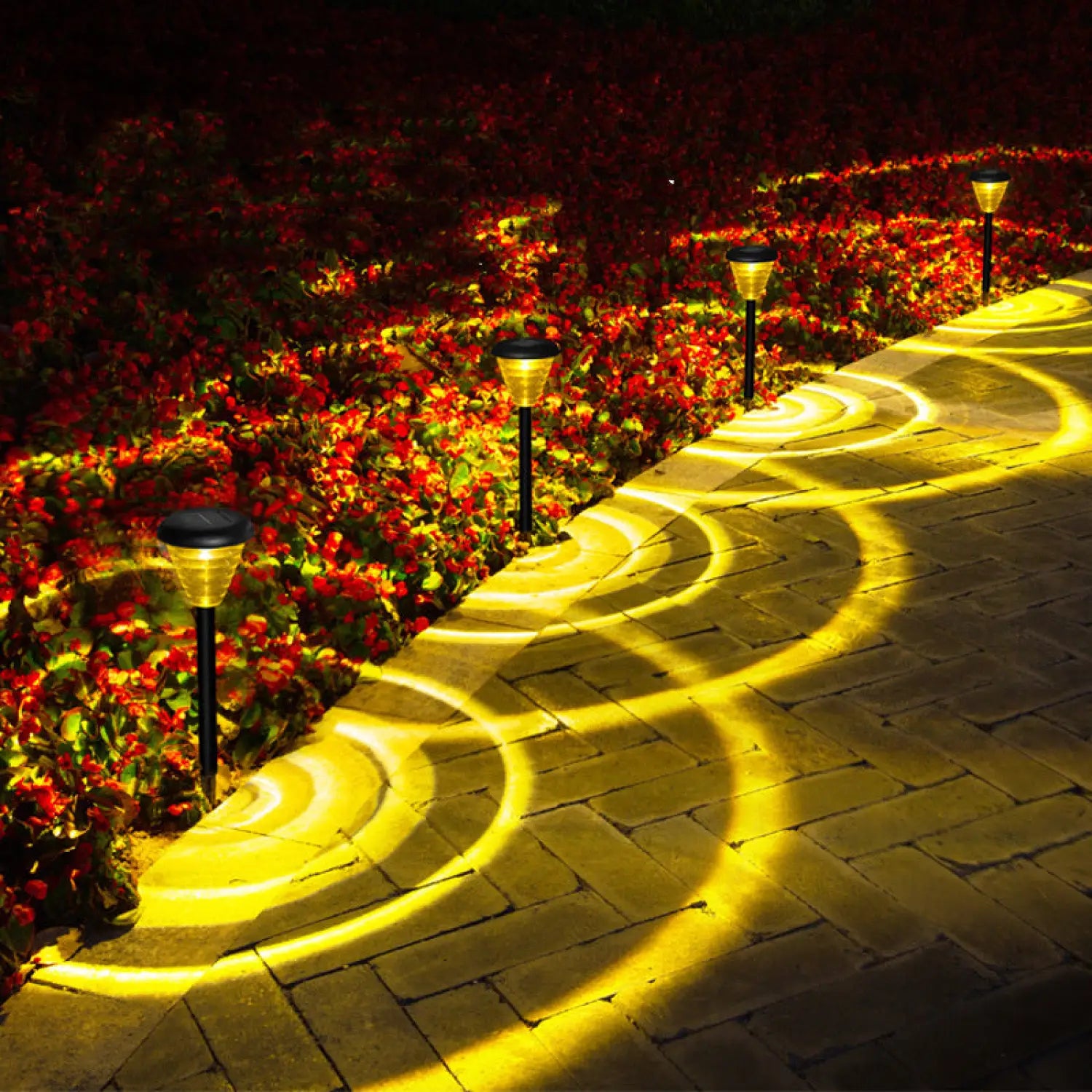 Solar Lights for Yard with Waterproof – Ideal for Pathway Illumination - Solar SciFi Lights - Solar Light