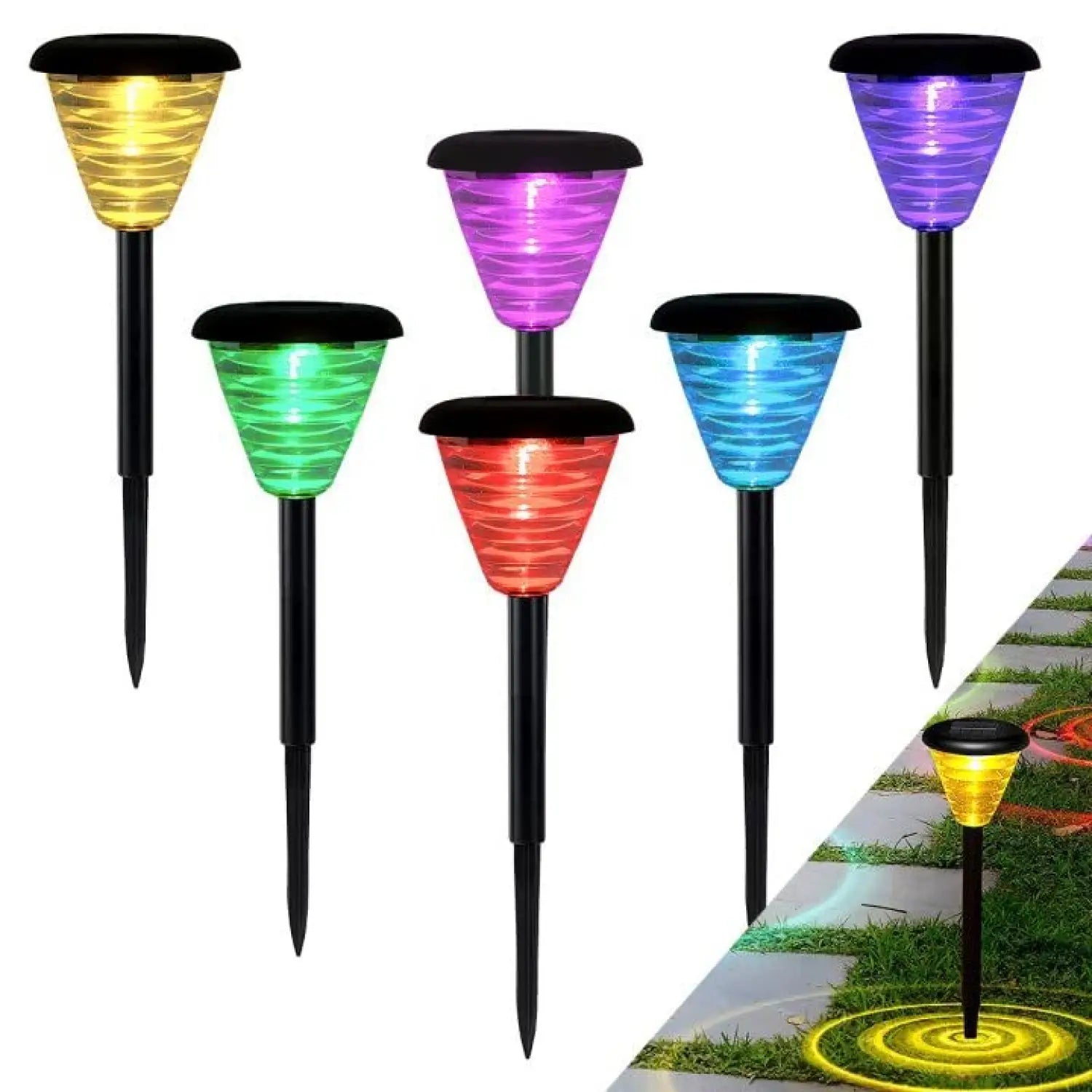 Solar Lights for Yard with Waterproof – Ideal for Pathway Illumination - Solar SciFi Lights - Solar Light