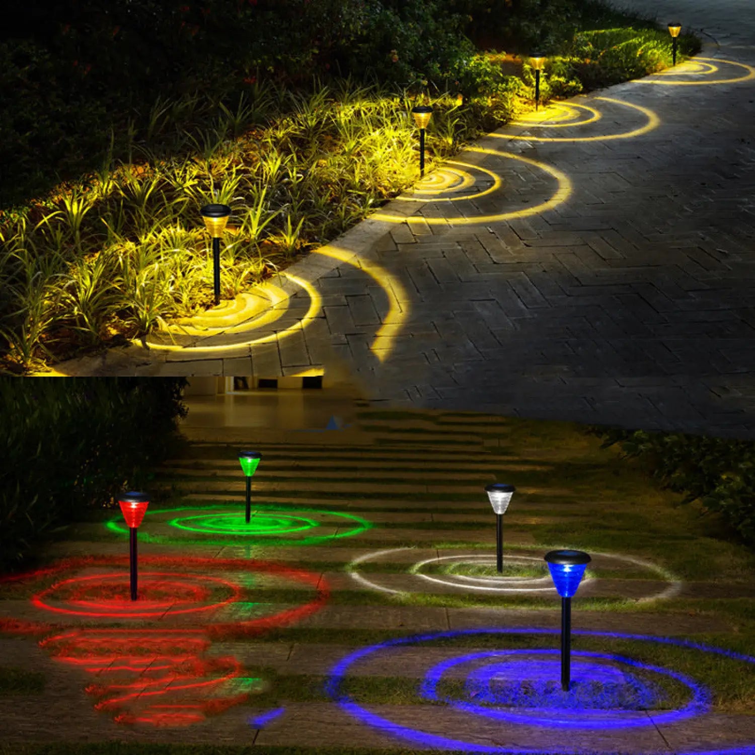 Solar Lights for Yard with Waterproof – Ideal for Pathway Illumination - Solar SciFi Lights - Solar Light