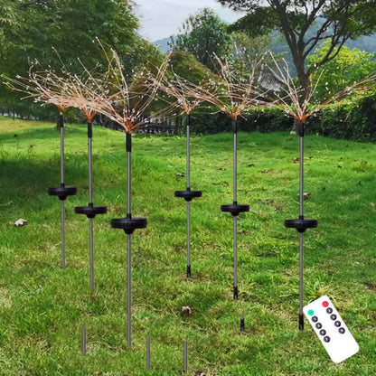 Solar Lights Outdoor Decorative Firework Lamps – IP65 Waterproof LED Garden Stakes - Solar Lights