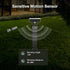 Solar Pathway Lights Outdoor LED Landscape Path Light With Dusk To Dawn Photocell Motion Sensor 1985 - Black - 12V