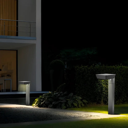 Solar Pathway Lights Outdoor LED Landscape Path Light With Dusk To Dawn Photocell Motion Sensor 1985 - Black - 12V