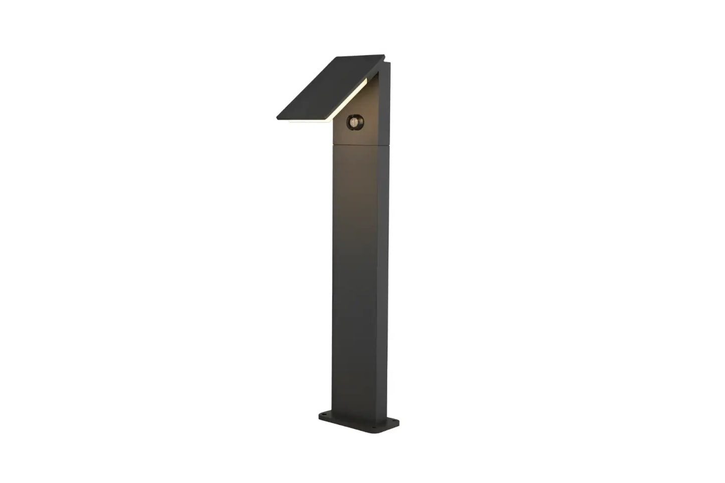 Solar Pathway Lights Outdoor With Motion Sensor IP65 Waterproof Path Lights For Driveway Adjustable Head 32128 - Black