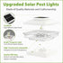 Solar Postcap Light with Waterproof LED Lamp for Posts - White - 12V Hanging Light
