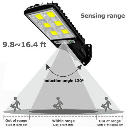 LED Solar Motion Sensor Light Bright Garden Outdoor Street Wall Lamp Solar Wall Lamp Lights Outdoor Road Lamp