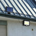 Solar Powered Wall Lights Outdoor LED Beads Motion Sensor Lamp - Black - solar Wall Light