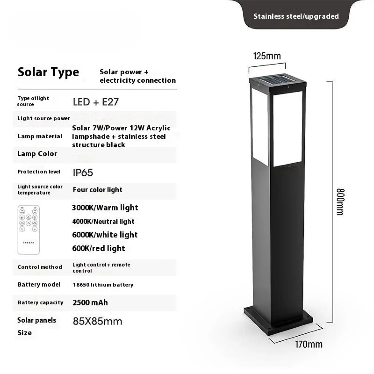 Solar Powered Yard Light for Stylish Outdoor Illumination