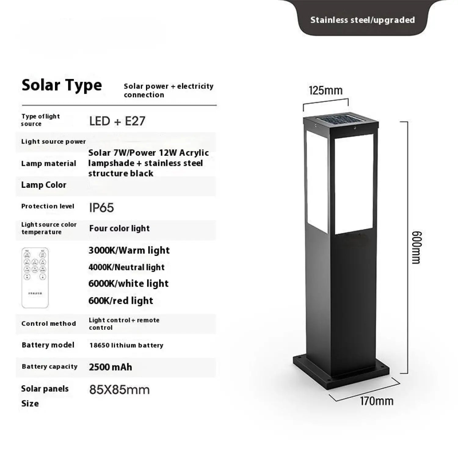 Solar Powered Yard Light for Stylish Outdoor Illumination